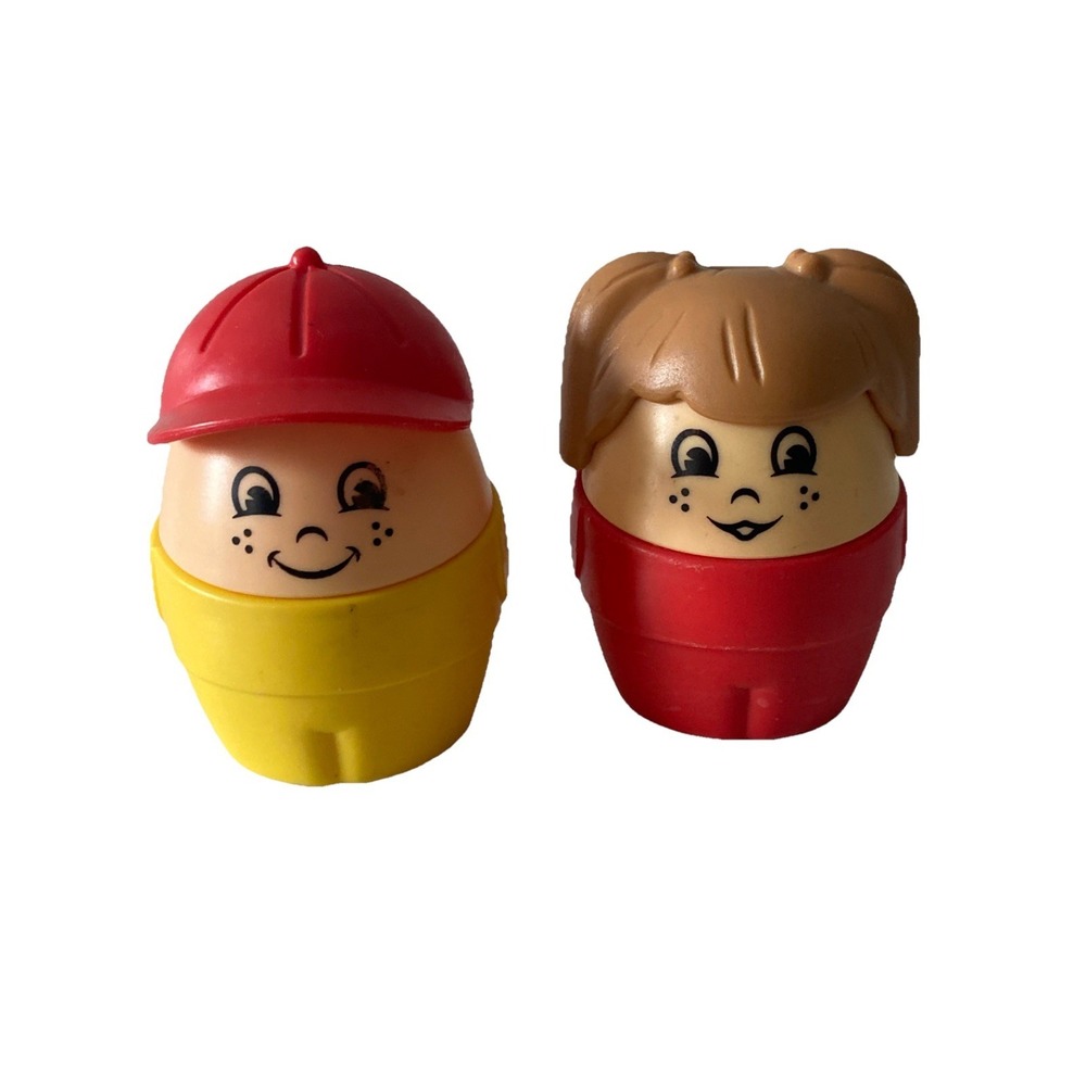 Vintage Little Tikes 2 Large Big Chunky People Step 2 1990's